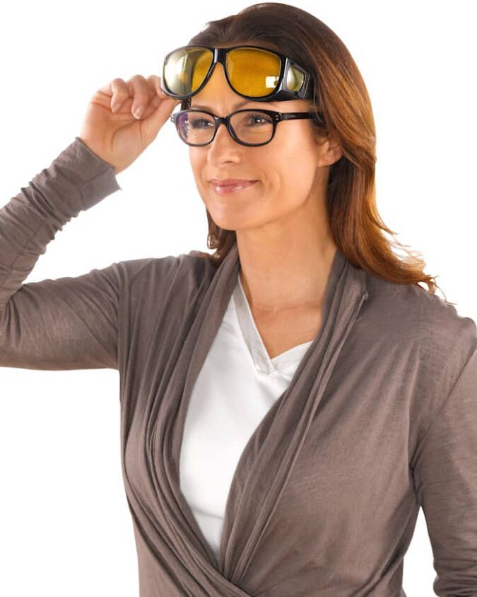 KLiNGEL Overbrillen voor dag en nacht Set van 2 Zwart